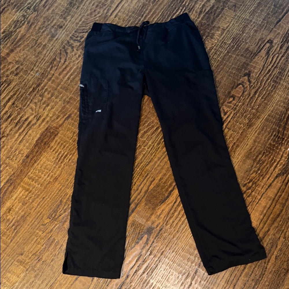 Grey's Anatomy Women's Black Wide Leg Pants